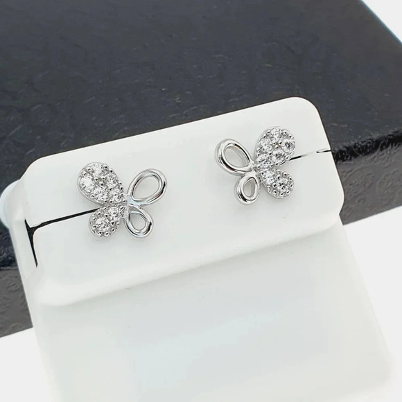 "925 sterling silver luxury CZ earrings for women/girls, Best forRJUS2216 - Picture 5 of 11